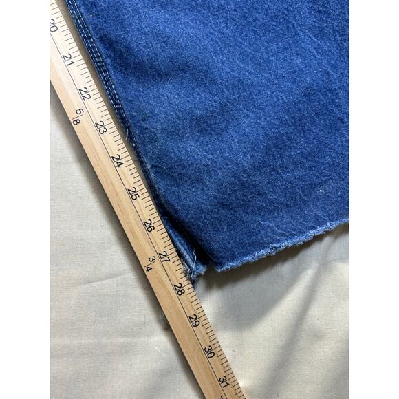 Dickies Blue Denim Bib Overalls Size 36x30 Workwear Carpenter Jeans - Picture 5 of 11